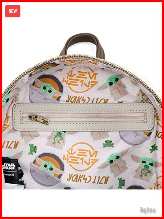 Faux Leather Star Wars Mini Backpack, Adjustable Straps, Wipe Clean main image 4